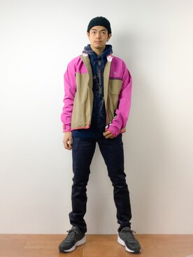 「ALDIES（アールディーズ）のアイテム（ブルゾン）」を使った、ryuto irieさん（メンズ・176cm）の春コーディネート