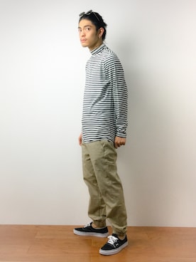 「Anoutcommune（アナウトコミューン）のアイテム」を使った、ryuto irieさん（メンズ・176cm）の春コーディネート