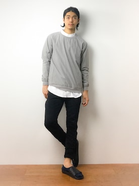 「VANS（バンズ）のアイテム（サンダル）」を使った、ryuto irieさん（メンズ・176cm）の春コーディネート