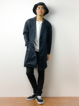 「STUDIOUS（ステュディオス）のアイテム（スウェット）」を使った、ryuto irieさん（メンズ・176cm）の春コーディネート