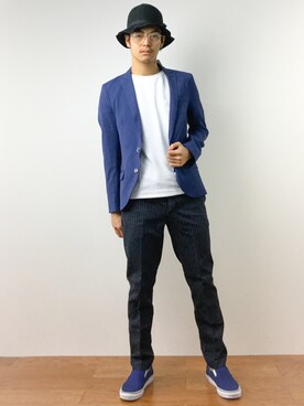 「MK MICHEL KLEIN HOMME （エムケーミッシェルクランオム）のアイテム（ジャケット/アウター）」を使った、ryuto irieさん（メンズ・176cm）の春コーディネート