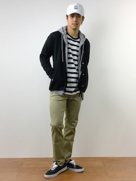 「COLONY 2139（コロニートゥーワンスリーナイン）のアイテム（ブルゾン）」を使った、ryuto irieさん（メンズ・176cm）の春コーディネート