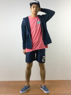 「Carhartt WIP（カーハートダブリューアイピー）のアイテム（帽子）」を使った、ryuto irieさん（メンズ・176cm）の春コーディネート