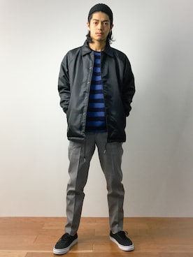 「Blue Standard （ブルースタンダード）のアイテム」を使った、ryuto irieさん（メンズ・176cm）の春コーディネート
