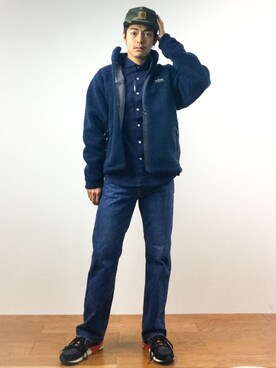 ryuto irieさんの「One Night Dry シャツ L/S」を使ったコーディネート