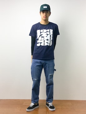 「Sync.（スィンク）のアイテム」を使った、ryuto irieさん（メンズ・176cm）の春コーディネート