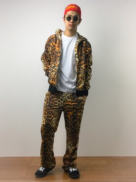 「アイテム（ジャージ）」を使った、ryuto irieさん（メンズ・176cm・10代）の春コーディネート