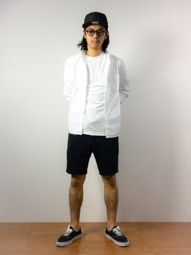 「AAPE BY A BATHING APE（エーエイプバイアベイシングエイプ）のアイテム（帽子）」を使った、ryuto irieさん（メンズ・176cm）の春コーディネート