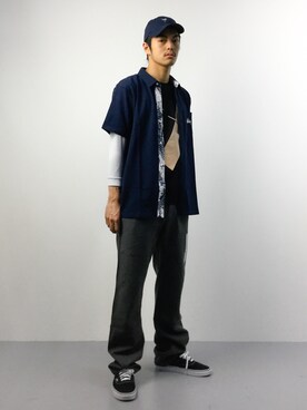 「COCURATA（コキュラタ）のアイテム」を使った、ryuto irieさん（メンズ・176cm）の春コーディネート