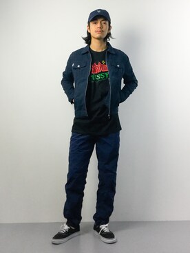 「Request（リクエスト）のアイテム（ジャケット/アウター）」を使った、ryuto irieさん（メンズ・176cm）の春コーディネート