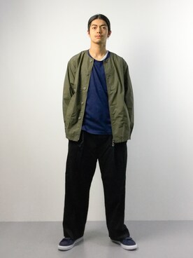 ryuto irieさんの「BオーガニックコットンポケットTシャツ(半袖)」を使ったコーディネート