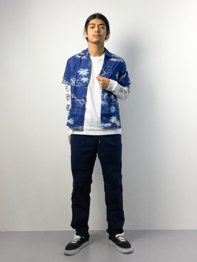 「IOLANI（イオラニ）のアイテム」を使った、ryuto irieさん（メンズ・176cm）の春コーディネート