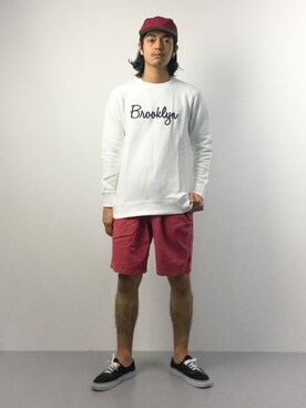 「Request（リクエスト）のアイテム（トップス）」を使った、ryuto irieさん（メンズ・176cm）の春コーディネート