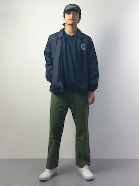 「knock through abstraction（ノックスルーアブストラクション）のアイテム」を使った、ryuto irieさん（メンズ・176cm）の春コーディネート