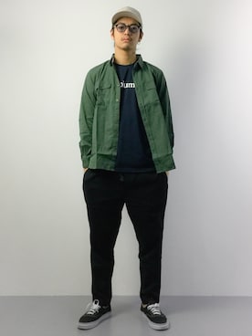 「NOT RIGID（ノットリジット）のアイテム」を使った、ryuto irieさん（メンズ・176cm）の春コーディネート