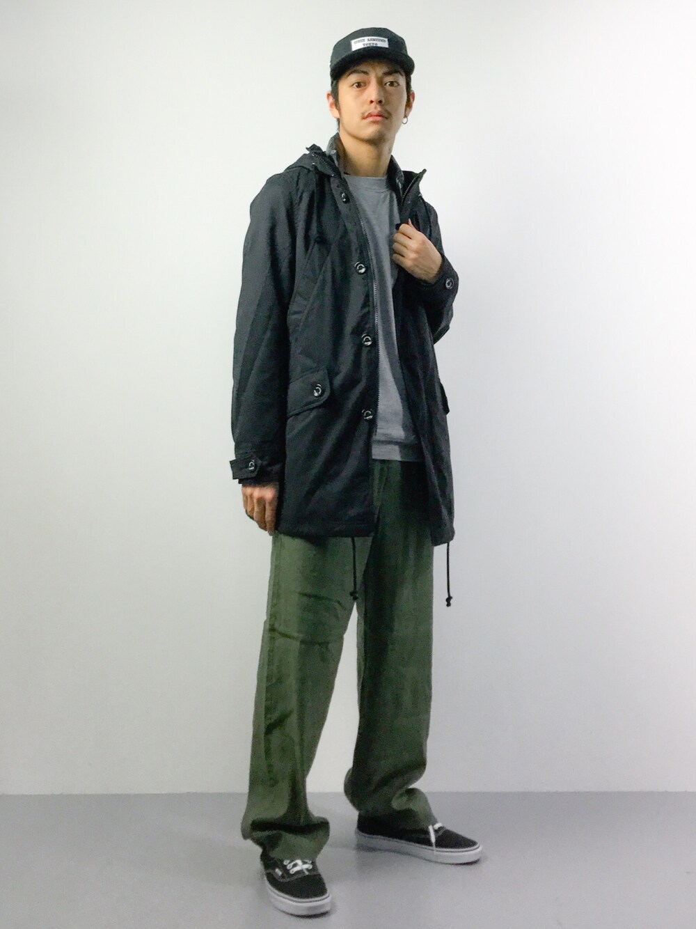 ryuto irieさんの「SEERSUCKER CAP（WHIZLIMITED）」を使ったコーディネートの1枚目の写真