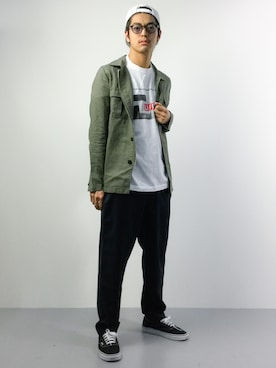 Wego ハングルロゴベースボールキャップを使った人気ファッションコーディネート Wear