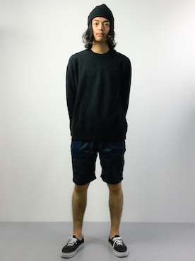 「unrelaxing（アンリラクシング）のアイテム（帽子）」を使った、ryuto irieさん（メンズ・176cm）の春コーディネート