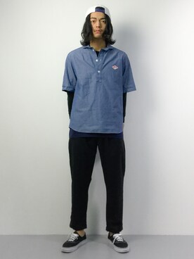 「MAGIC NUMBER（マジック ナンバー）のアイテム（帽子）」を使った、ryuto irieさん（メンズ・176cm）の春コーディネート