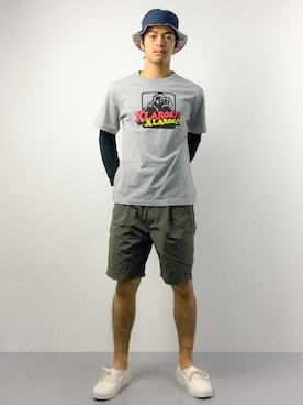 「VANS（バンズ）のアイテム（帽子）」を使った、ryuto irieさん（メンズ・176cm）の春コーディネート
