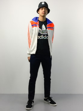 「アイテム（ジャージ）」を使った、ryuto irieさん（メンズ・176cm・10代）の春コーディネート