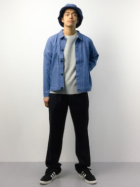 「Com2ons Code（コモンスコード）のアイテム」を使った、ryuto irieさん（メンズ・176cm）の春コーディネート