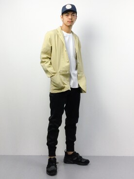 「green label relaxing（グリーンレーベルリラクシング）のアイテム（キャップ）」を使った、ryuto irieさん（メンズ・176cm）の春コーディネート