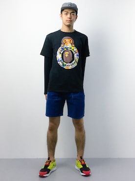 「Herschel Supply（ハーシェルサプライ）のアイテム（帽子）」を使った、ryuto irieさん（メンズ・176cm）の春コーディネート