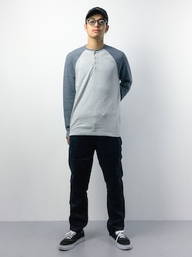 「ENER（イーエヌイーアール）のアイテム」を使った、ryuto irieさん（メンズ・176cm）の春コーディネート