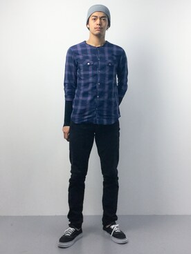 「ニットキャップ」｜ryuto irieさん（メンズ・176cm・10代）の春コーディネート