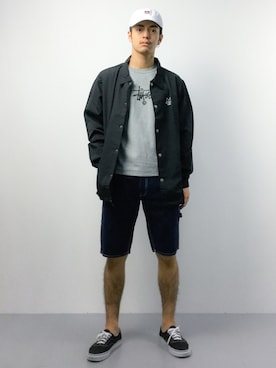 「SAYHELLO（セイハロー）のアイテム（ジャケット/アウター）」を使った、ryuto irieさん（メンズ・176cm）の春コーディネート