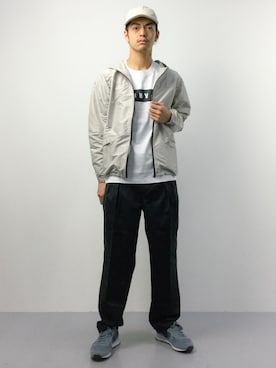 「BAYFLOW(BAYFLOW)」｜「アイテム（ブルゾン）」を使った、ryuto irieさん（メンズ・176cm）の春コーディネート