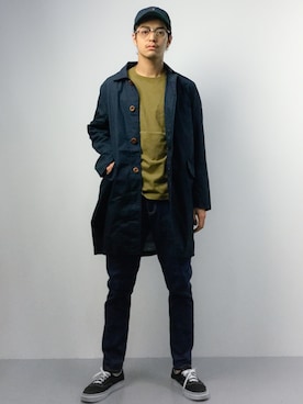 「CIAOPANIC（チャオパニック）のアイテム（その他アウター）」を使った、ryuto irieさん（メンズ・176cm）の春コーディネート
