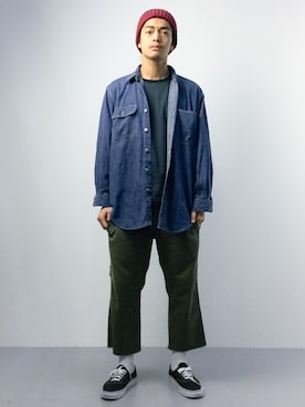 「ニットキャップ」｜ryuto irieさん（メンズ・176cm・10代）の春コーディネート