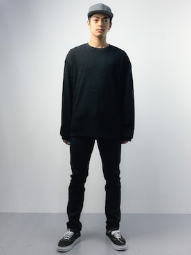 「NANO universe（ナノユニバース）のアイテム（キャップ）」を使った、ryuto irieさん（メンズ・176cm）の春コーディネート