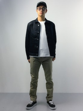 「417 EDIFICE（フォーワンセブンエディフィス）のアイテム（キャップ）」を使った、ryuto irieさん（メンズ・176cm）の春コーディネート