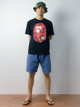 「Dickies（ディッキーズ）のアイテム（帽子）」を使った、ryuto irieさん（メンズ・176cm）の春コーディネート