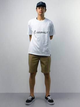 「417 EDIFICE（フォーワンセブンエディフィス）のアイテム（チノパンツ）」を使った、ryuto irieさん（メンズ・176cm）の春コーディネート