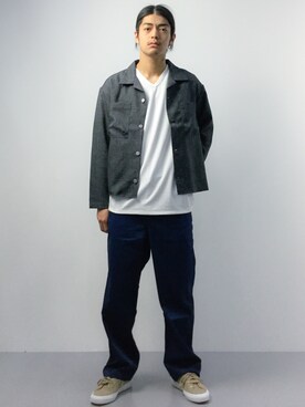 「PROJECT SR'ES（プロジェクトエスアールエス）のアイテム」を使った、ryuto irieさん（メンズ・176cm）の春コーディネート