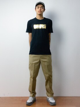 「Education from Youngmachines（エデュケーションフロムヤングマシーン）のアイテム」を使った、ryuto irieさん（メンズ・176cm）の春コーディネート