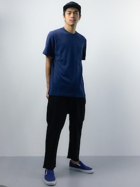 「WISM（ウィズム）のアイテム（帽子）」を使った、ryuto irieさん（メンズ・176cm）の春コーディネート