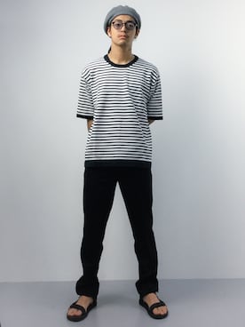 「DAMMY（ダミー）のアイテム」を使った、ryuto irieさん（メンズ・176cm）の春コーディネート