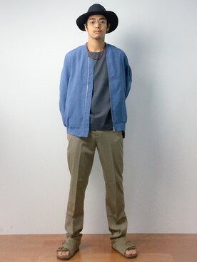 「アイテム（MA-1）」を使った、ryuto irieさん（メンズ・176cm・20代）の春コーディネート