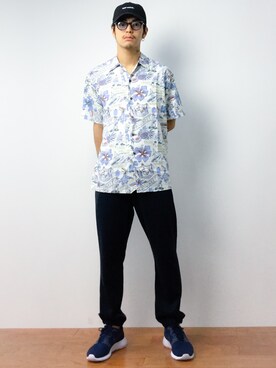 「SPALDING（スポルディング）のアイテム」を使った、ryuto irieさん（メンズ・176cm）の夏コーディネート