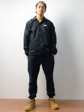 「BEN DAVIS（ベンデイビス）のアイテム（キャップ）」を使った、ryuto irieさん（メンズ・176cm）の夏コーディネート