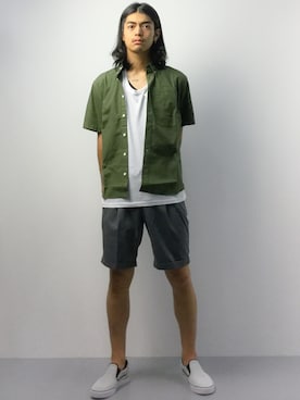 「DC SHOES（ディーシーシューズ）のアイテム」を使った、ryuto irieさん（メンズ・176cm）の夏コーディネート