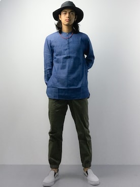 「DC SHOES（ディーシーシューズ）のアイテム」を使った、ryuto irieさん（メンズ・176cm）の夏コーディネート