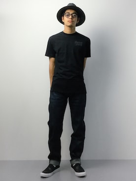 「MR.OLIVE（ミスターオリーブ）のアイテム（ハット）」を使った、ryuto irieさん（メンズ・176cm）の夏コーディネート