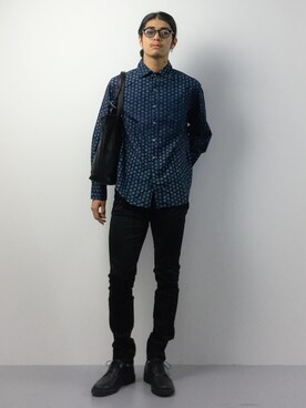 「45R（フォーティファイブアール）のアイテム」を使った、ryuto irieさん（メンズ・176cm）の夏コーディネート