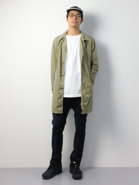 「URBAN RESEARCH（アーバンリサーチ）のアイテム（スニーカー）」を使った、ryuto irieさん（メンズ・176cm）の夏コーディネート